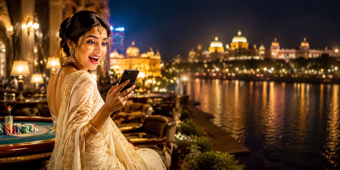 Mobile payments interface with Indian traditional attire on re0 mobile